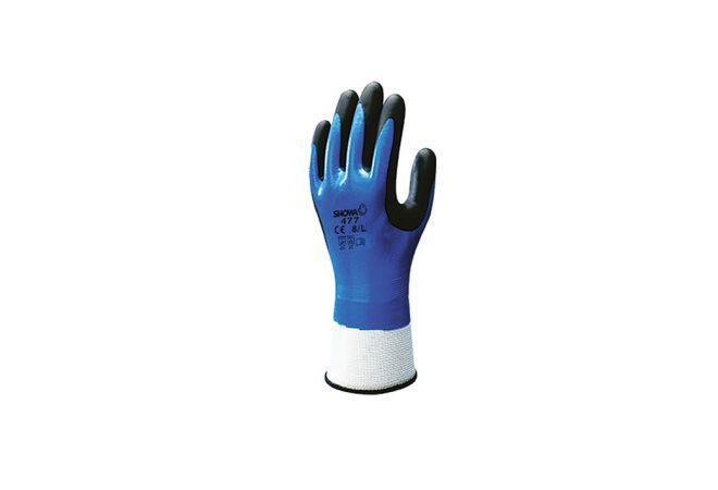 Showa 477 Winterhandschoen Nitrile | doos 60 paar | maten 7-10 | 2.42.00.477 | gratis bezorging - JSK Handelsonderneming