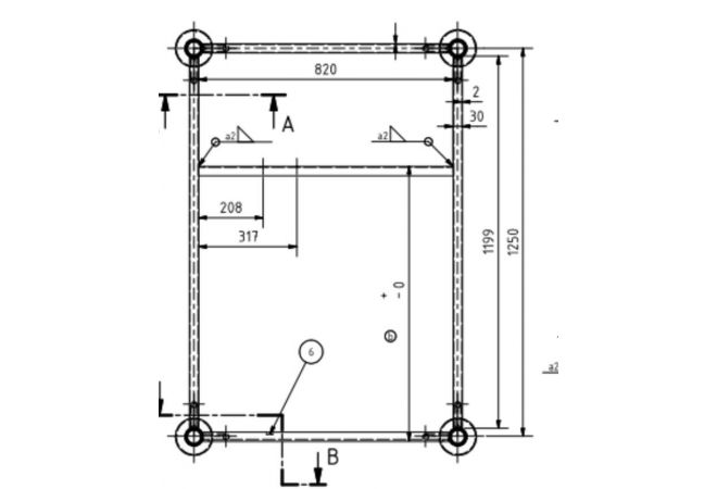 Stapelrek | Stapelpallet | Steigerrek | Stapeljuk | 1250x850mm | inclusief Rongen | 1010.0030 - JSK Handelsonderneming