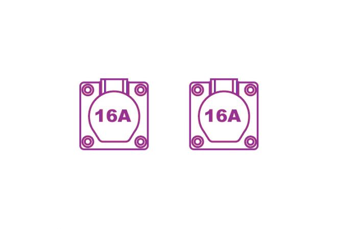 Veiligheidstrafo 2x uitgang 24V in kast Ypsilon 1300VA | 107169 - JSK Handelsonderneming