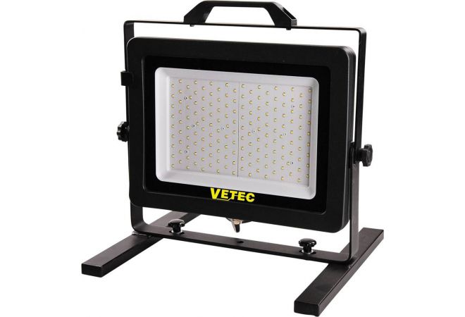 Vetec VLD-3C 150-1 LED Schijnwerper 150W schakelbaar in 3 kleuren | Kleurtemperatuur 3000°/4000°/5000°K | klasse 1 | 5 meter snoer op standaard | 55.109.65 - JSK Handelsonderneming