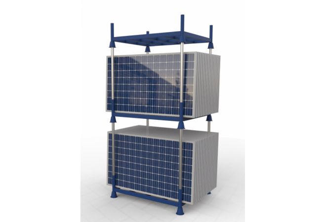 Stapelpallet Zonnepanelen