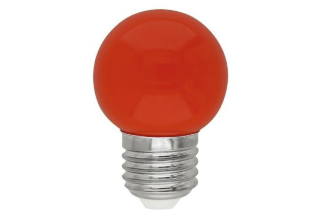 54534 | LED kogellamp 0,9W - E27 "gekleurd" rood | EAN-Code: 9008420545348 - JSK Handelsonderneming