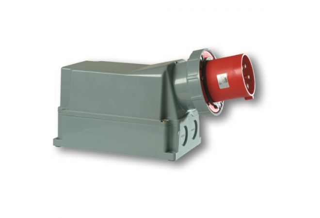 835.456 | SIROX® CEE-wandapparaatstekker IP 67, 5-polig, 400 V, 6 h 125 A | IP67 400 V (50+60 Hz) rood - JSK Handelsonderneming