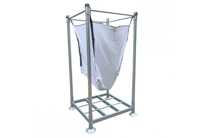 Big Bag Rack, boven en basisframe, draagvermogen 2000 kg per big bag rack, eigen gewicht 45 kg