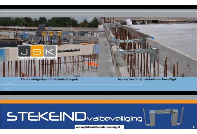 Wapeningsstaal zorgt voor gevaar op de bouwplaats! - JSK Handelsonderneming