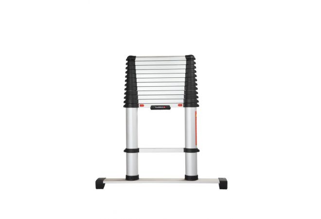 Telesteps Classico 3,8m met stabilisatie balk | 15,2 kg | 12 treden | 60238-601 | Gratis verzending - JSK Handelsonderneming