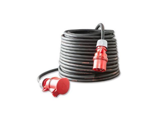 PCE Twist Aansluitleiding | 25 meter 5x6 mm² H07RN-F | 32A 5-polig 400V | 503976