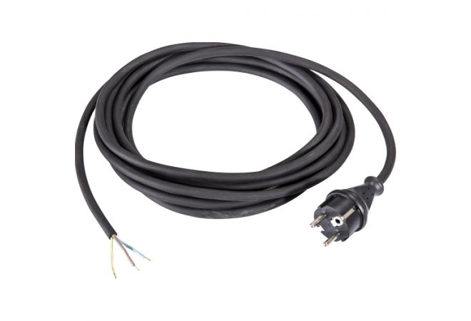 331.315.50.01 Aansluitsnoer 5 meter H07RN-F 3 G 1,5 mm² zwart klasse 1 - JSK Handelsonderneming