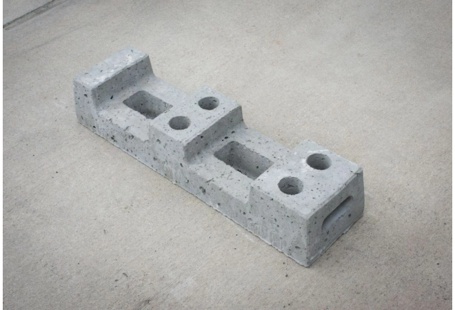 Bouwhek-voet beton universeel