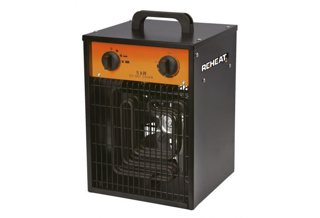 Elektrische heater 5 kW B5000 REHEAT | Luchtvolumestroom van 530 m³/h | Opgenomen vermogen 5 kW | Max. te verwarmen ruimte 100 m³ | REH492107 - JSK Handelsonderneming