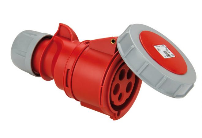 PCE 2252-6 CEE-contrastekker IP67, 5-polig, 400V, 6h 32A | 632.2526 - JSK Handelsonderneming