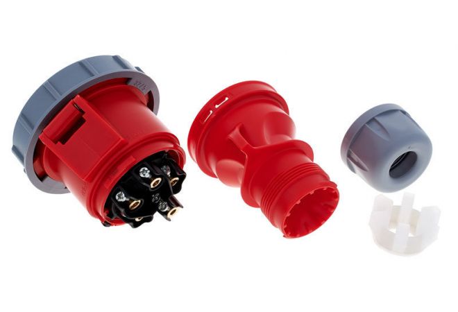 PCE 2252-6 CEE-contrastekker IP67, 5-polig, 400V, 6h 32A | 632.2526 - JSK Handelsonderneming