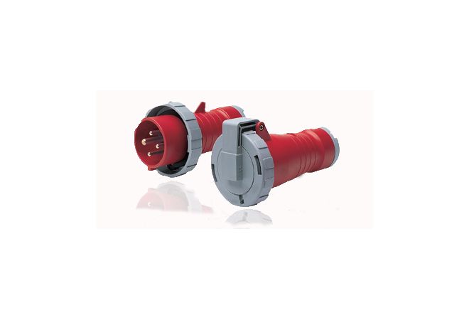 Reefer CEE Verloopkabel CEE-stekker 32A 4-polig IP67 naar CEE-contrastekker 32A 5-polig | Reefer CEE Converter | 324325/67 - JSK Handelsonderneming
