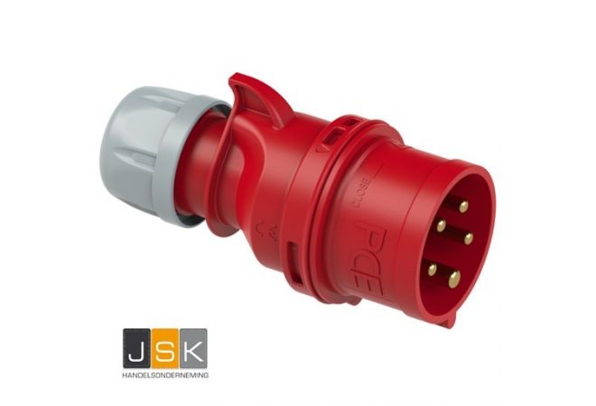 SIROX® CEE-stekker IP 44, 5-polig, 400 V, 6 h 16 A - 630.156/102205