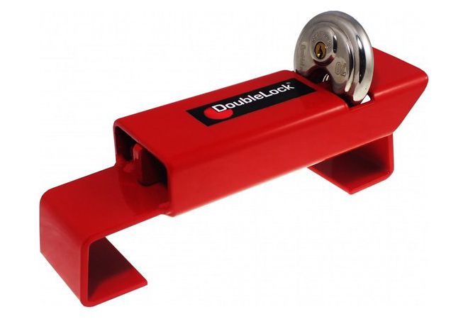 DoubleLock Container Lock JUNIOR RED 080-150