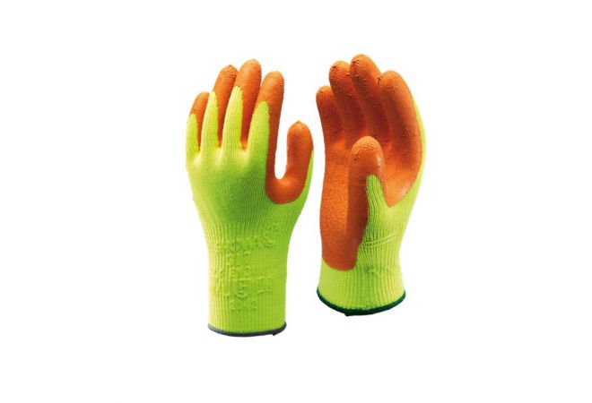 SHOWA 317 Werkhandschoenen latex | Doos 120 paar | Maat 8 (S) - 10 XL | 2.42.00.317 - JSK Handelsonderneming