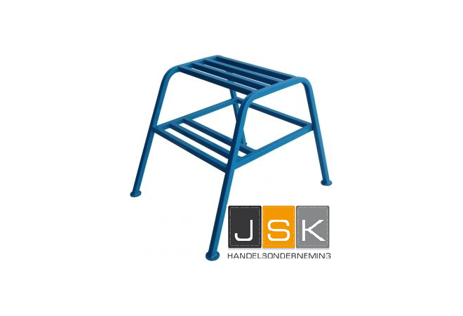 Lijmbankje  2'traps - zwaar model (poeder gecoat)) - JSK Handelsonderneming