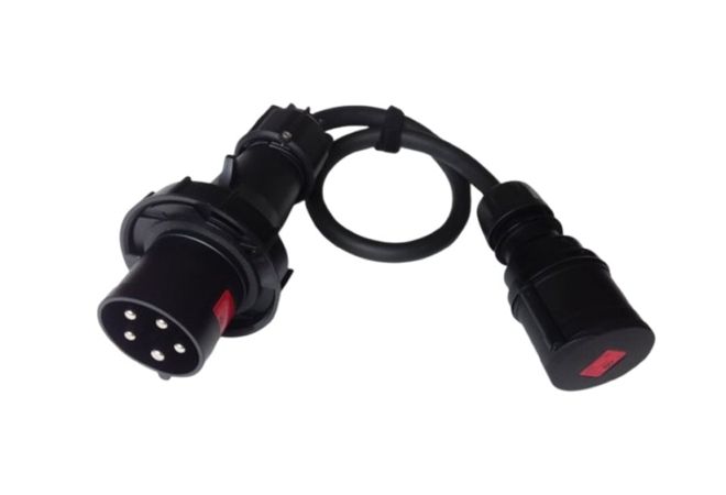 635325 Verloopsnoer CEE 63A 5p -> CEE 32A 5p 400V - 635325 Black Edition - JSK Handelsonderneming