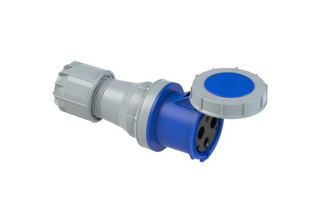 243-6 CEE-connector 125A 3-polig, 400 V (50+60 Hz) blue, 6h IP67 POWER TWIST - 102776 - JSK Handelsonderneming