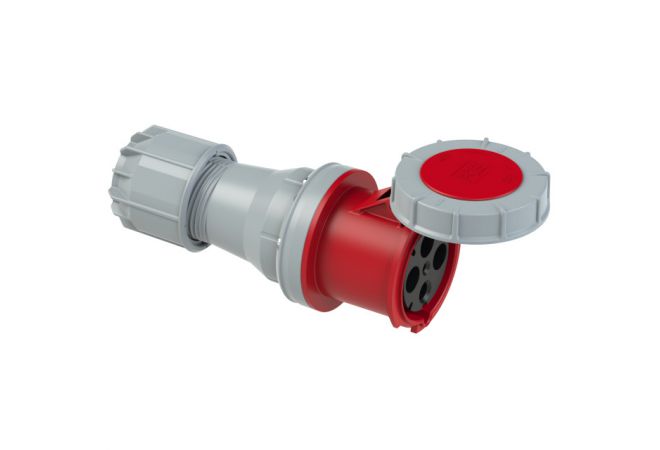 244-6 CEE Koppelcontactstop 125A 4-polig, 400 V (50+60 Hz) red, 6h IP67 POWER TWIST - 102786 - JSK Handelsonderneming