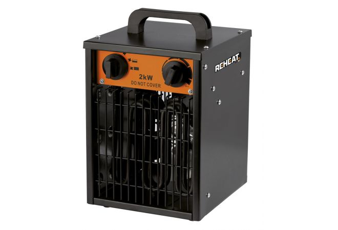 Elektrische heater 2 kW B2000 REHEAT | Luchtvolumestroom van 186 m³/u | Opgenomen vermogen 2 kW | Voor ruimtes van 40 m³ - JSK Handelsonderneming