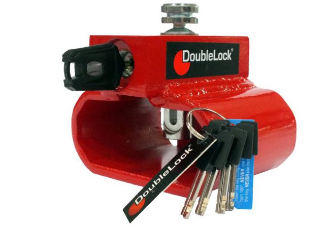 080-310 Trailer Lock DoubleLock - SCM goedgekeurd KLASSE ZWAAR waarmee het aan de hoogste veiligheidseisen voldoet - JSK Handelsonderneming