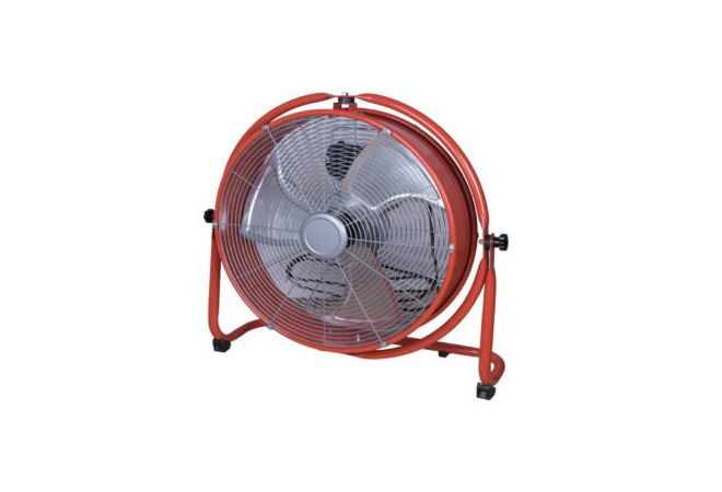 VOK-203S Professionele ventilator van Oklima, 7.200 m³/h luchtverplaatsing, Afmetingen 23 × 69 × 99 cm, Verstelbare hoek 360 °