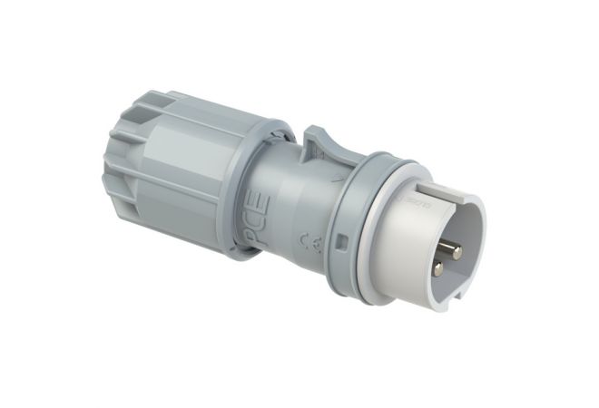 CEE-plug 16A 2p 42VAC 50/60Hz IP44 TWIST, PCE 082-12 rated voltage/frequency: 42V~ / 50+60Hz