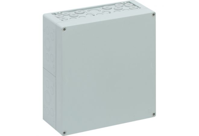 Lege behuizing met grijze deksel AKL 2-g - Afmetingen (H x B x T) 300 x 300 x 132 mm, Beschermingsgraad IP 65