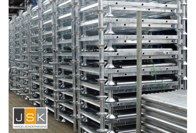 Stapelpallet voor systeembalken (Euro-rack) 1370x1000 | Stapelrack | Stapelrekken | Rongenpallet | Bandenrek | 1545x1180x310mm | Laadvermogen 1.500 kg- JSK Handelsonderneming