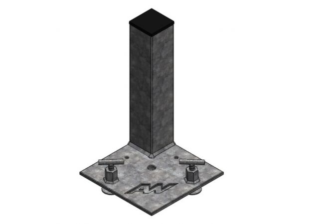 Kalzandsteen profiel verstelbaar voor kimblokken | Verstelbaar lijmprofiel (kim) | verstellbare Füße für Sand-Kalk-Ziegel | pieds réglables pour briques silico-calcaires