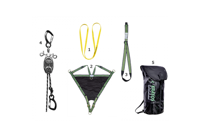 FA8011700 Kratos Valbeveiliging set - Zelfevacuatie
