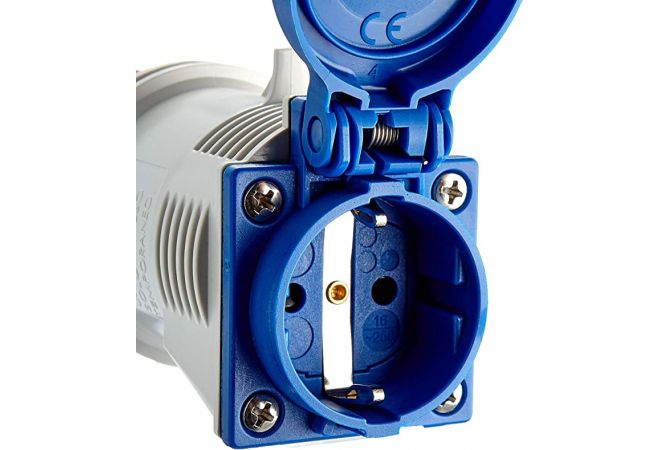 Brennenstuhl CEE-adapter IP44 (stekker: CEE 400V/16A, stekkerdoos 230V/16A), Artikelnummer 1081690, EAN 4007123670383