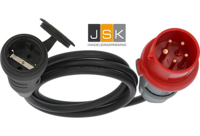 SIROX® adapterkabel CEE - contactdoos 3 x 2,5 mm² 1 m -  351.101 - EAN: 4028232434376