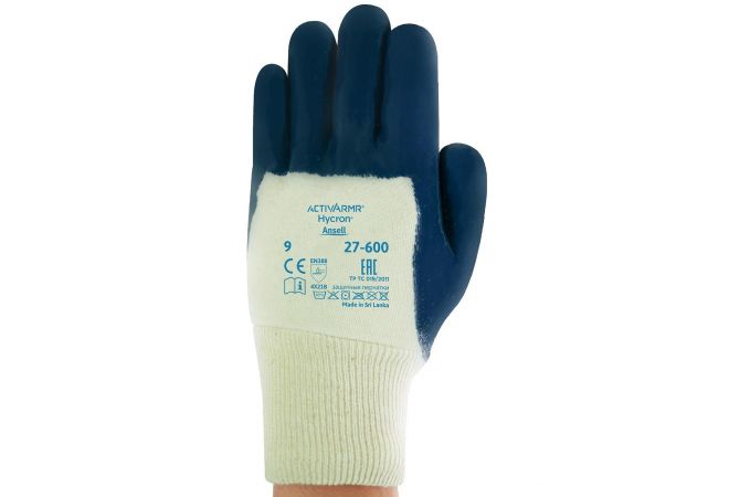 19027000 - Ansell ActivArmr Hycron 27-600 handschoen (Dozijn 12 paar) (Maten 8-11) - 1.90.270.00