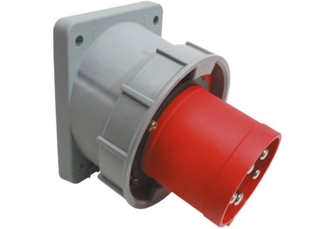 837.456 | CEE opbouw contactdoos schuin IP67, 5-polig, 400 V, 6h 125A | EAN-Code: 4028232202647