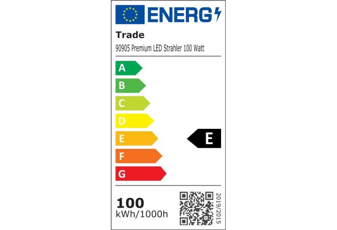 90905 LED straler Target Premium 100W 5.000K Wit, 11.000 lumen Stralingshoek: 130 Lichtbereik: 45 meter| EAN 4260170165039