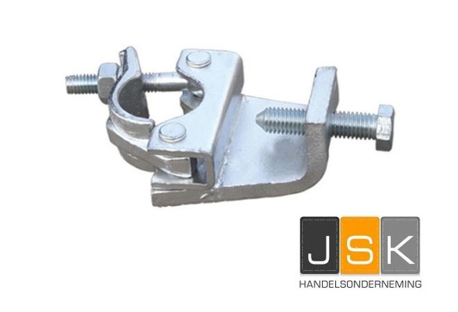 Balkklemkoppeling Ø48,3mm met boutsluiting gegalvaniseerd | Forged Girder Coupler 48.3 mm