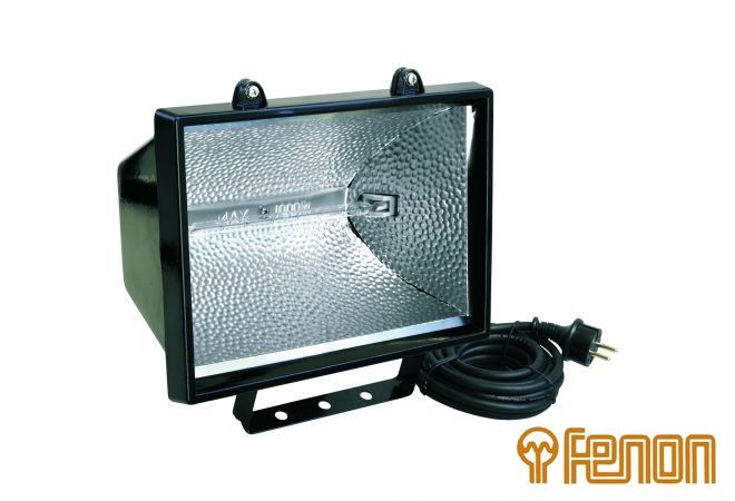 Halogeenlamp 1000 Watt klasse 1, Fenon 1000W, 230V met 5m kabel - 108051/5 Halogeenlamp 1000 Watt klasse 1, Fenon 1000W, 230V met 5m kabel - 108051/5