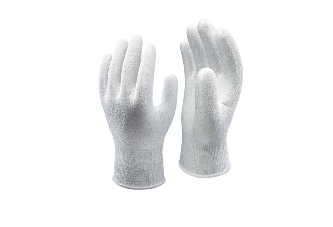 SHOWA 542X HPPE wit Snijbestendige handschoen PU (doos 200 paar) (maten 6-9) - 2.42.01.542.00