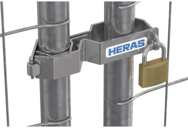 Q-Bouwhek Slot - Q-BHRVSSLOT - Werfhekslot - Werfhekkens slotbeugel - Support de verrouillage de clôture de cour