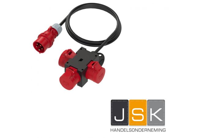PCE CEE-contactdoos combinatie 9430718 400 V 16 A - 104203 / 943.0718