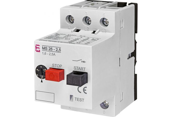 ETI motorbeveiligingsschakelaar M25 - 2,5 - 4,0 A 42 A - 004600080