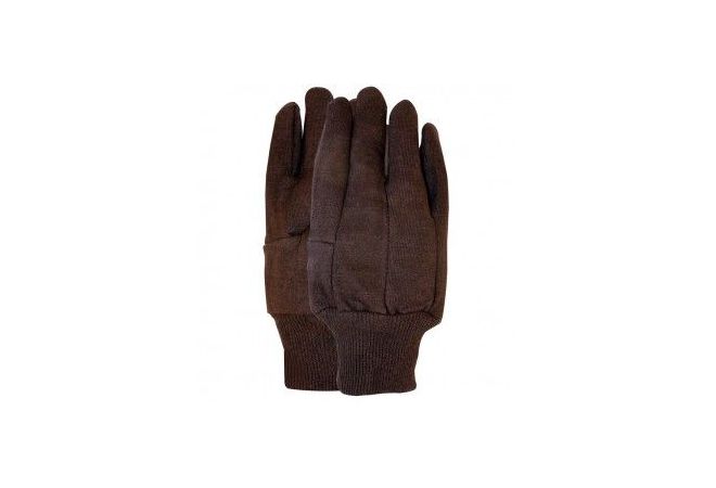 Jersey handschoen bruin 369 grams (Doos 25 dozijn) - 1.14.131.00 - JSK Handelsonderneming