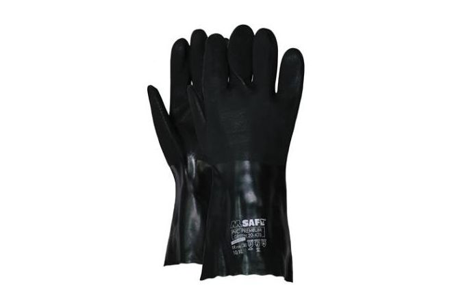 M-Safe PVC Premium Green 20-435 handschoen | doos 72 paar| maat 9L-10XL | 1.20.435 | geen verzendkosten - JSK Handelsonderneming