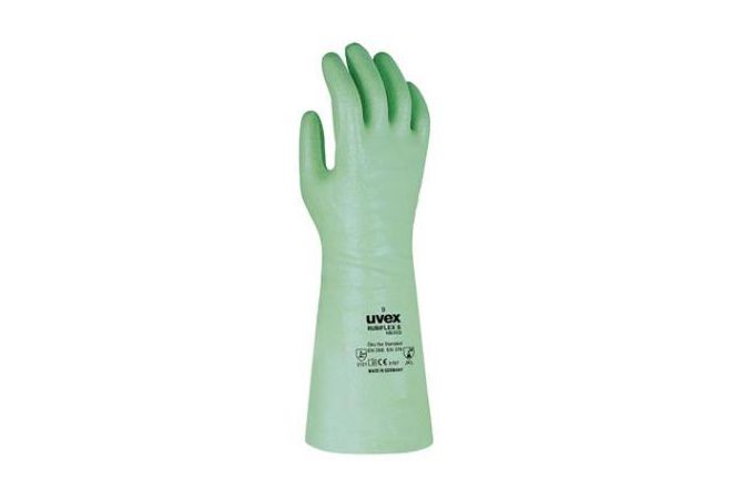 uvex rubiflex S NB35S handschoen (Doos 60 paar) (Maat 8-11) - 1.91.515.00 - JSK Handelsonderneming