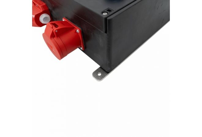 VOTHA® volrubber Wand-verdeelkast 1x CEE 5-polige 32A apparaatstekker, 1x CEE ABD 5-polige 32A 400V doorlus, 2x CEE ABD 32A 5-polig 400V - 034.306.0000-3