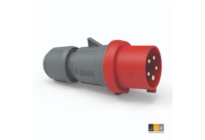 Bals Steker 6h 32A 5P 400V IP54 Quick-Connect Innolinq Loodvrij - B0000201
