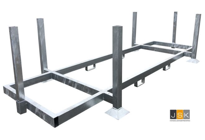 Rijplaten bok | Rijplaten pallet | Rijplaten stapelrek | Rijplatenrek | Rijplatenbunker | 1446.10100025V