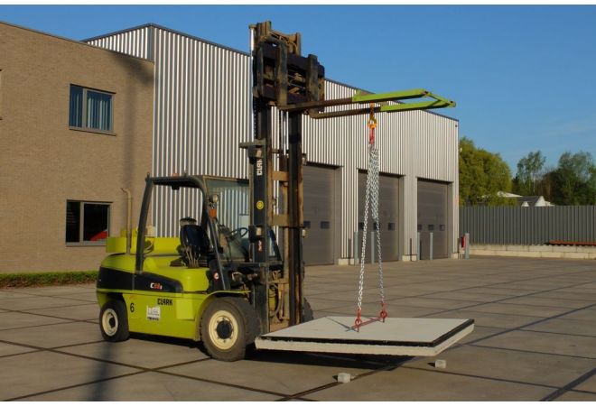 Hijssleutels voor stelcon- of betonplaat te hijsen - set van 2